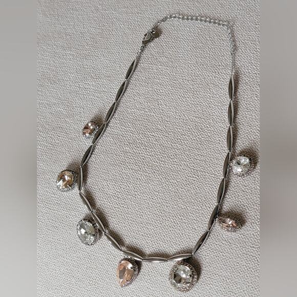 Sorrelli Crystal Teardrop & Round Stone Necklace - Picture 2 of 10